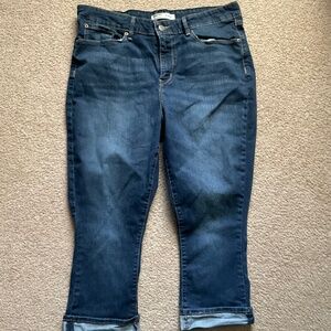 Levi Strauss denim capris
